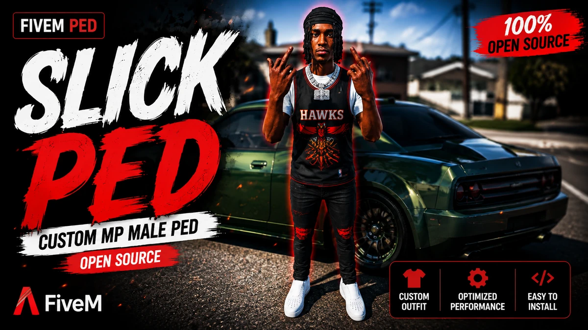 Slick Ped FiveM | Custom MP Male Ped | Open Source
